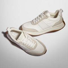 FitFlop - F-Mode Flow Fabric/Suede/Leather Flatform Trainers