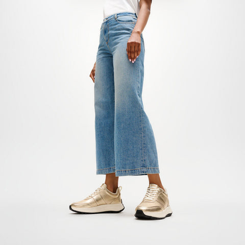FitFlop - F-Mode Flow Leather Trainers