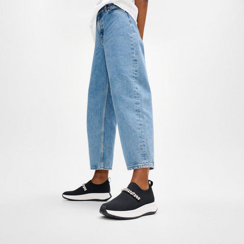 F-MODE Flow Pearl and Crystal Knit