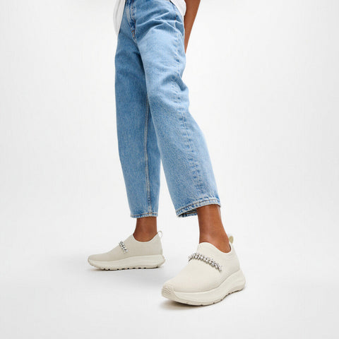 F-MODE Flow Pearl and Crystal Knit