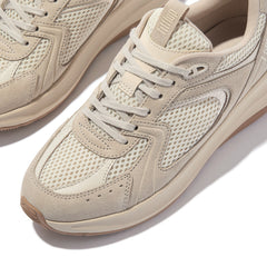 FitFlop FitFlop F-Mode Flow Suede/Mesh Flatform Trainers Sneaker