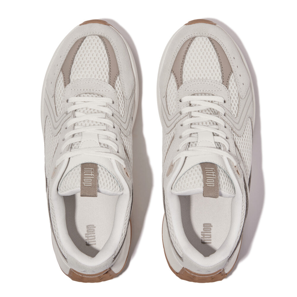 FitFlop FitFlop F-Mode Flow Suede/Mesh Flatform Trainers Sneaker