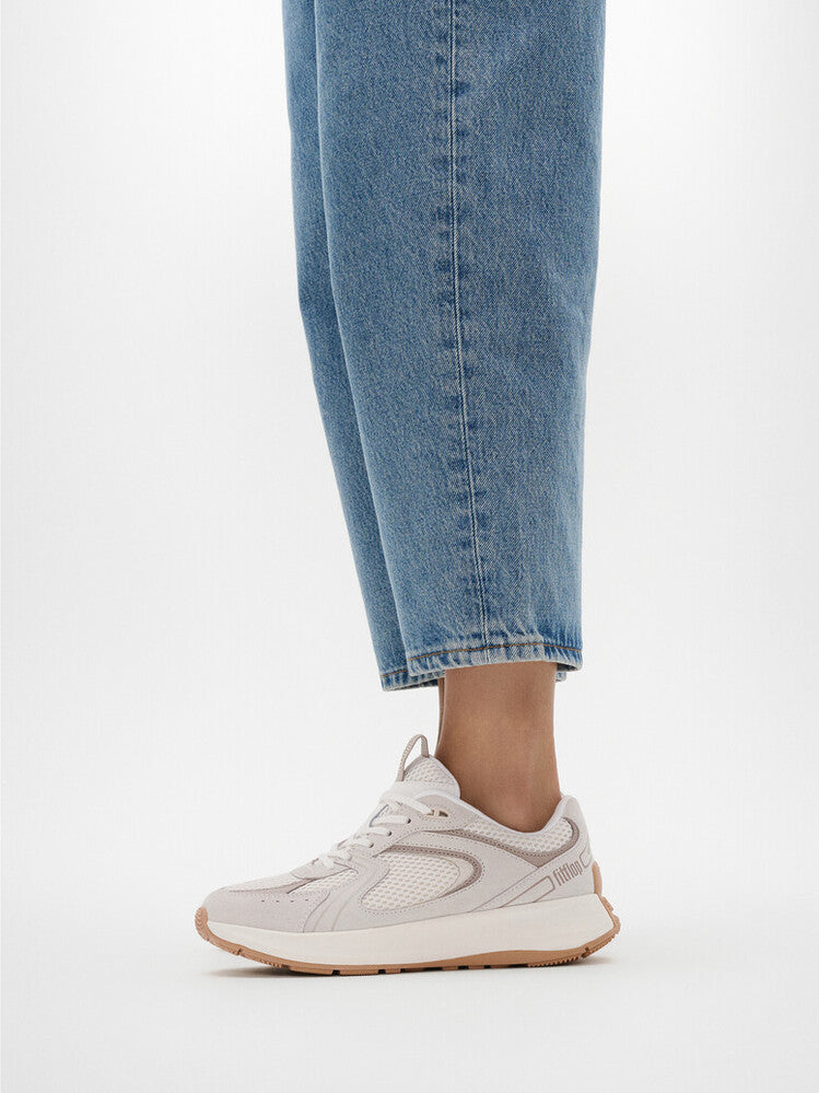 FitFlop FitFlop F-Mode Flow Suede/Mesh Flatform Trainers Sneaker