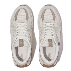 FitFlop FitFlop F-Mode Flow Suede/Mesh Flatform Trainers Sneaker