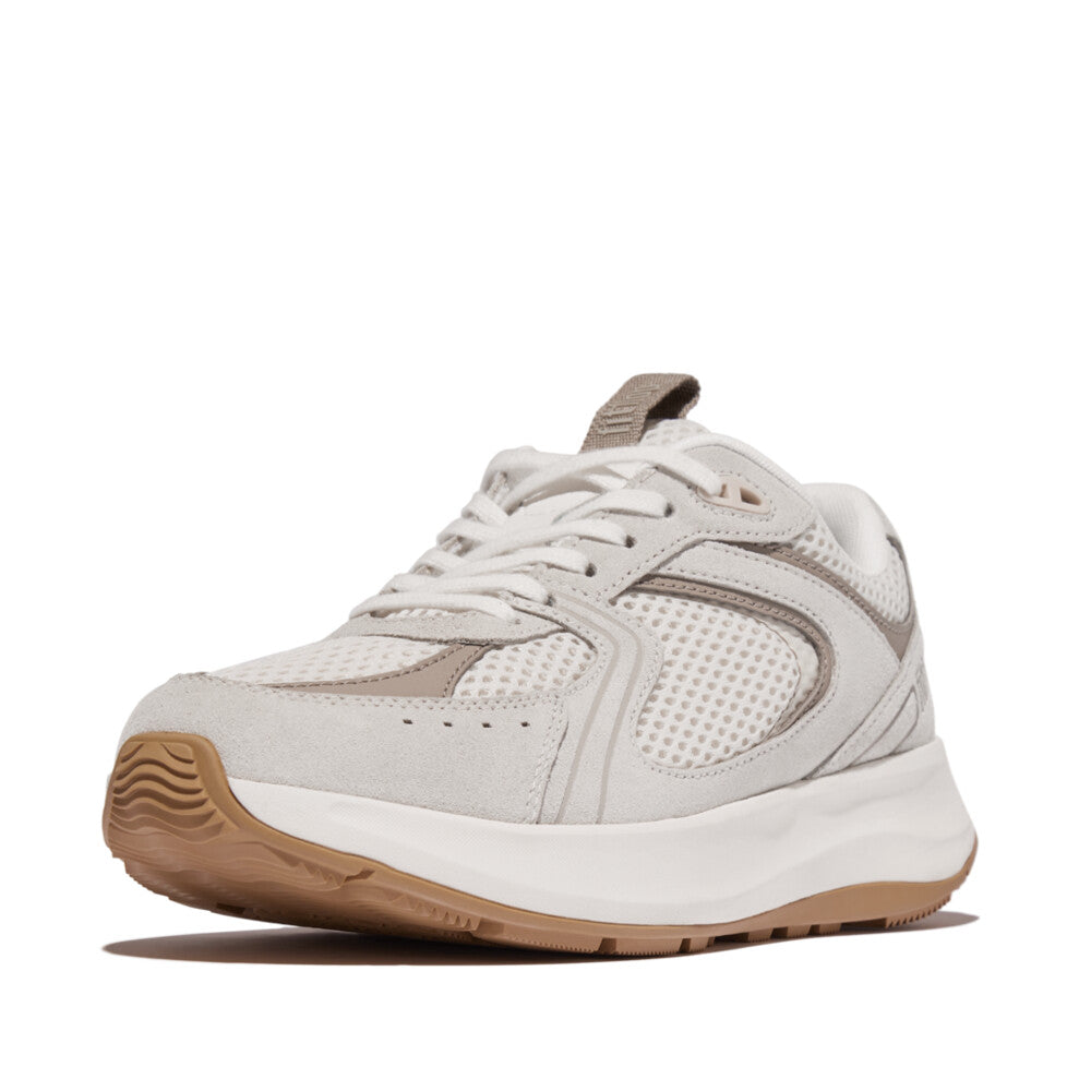 FitFlop FitFlop F-Mode Flow Suede/Mesh Flatform Trainers Sneaker