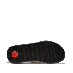 FitFlop - F-Mode Knot Soft-Leather Flatform Toe-Post Sandals