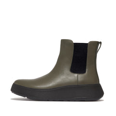FitFlop - F-Mode Leather Flatform Chelsea Boots