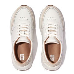 FitFlop - F-Mode Leather/Suede Flatform Sneakers