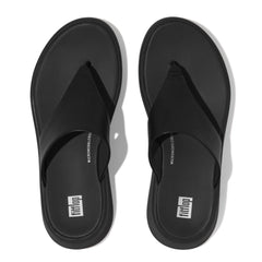 FitFlop - F-Mode Leather Flatform Toe-Post Sandals