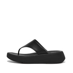 FitFlop - F-Mode Leather Flatform Toe-Post Sandals