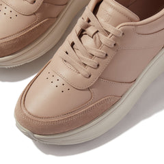 FitFlop - F-Mode Leather/Suede Flatform Sneakers