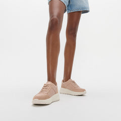 FitFlop - F-Mode Leather/Suede Flatform Sneakers