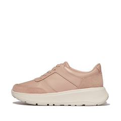 FitFlop - F-Mode Leather/Suede Flatform Sneakers