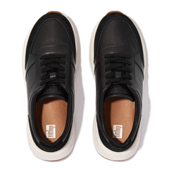 FitFlop - F-Mode Leather/Suede Flatform Sneakers