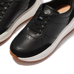FitFlop - F-Mode Leather/Suede Flatform Sneakers