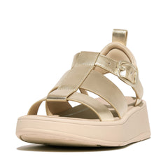 FitFlop - F-Mode Metallic Leather Flatform Fisherman Sandals