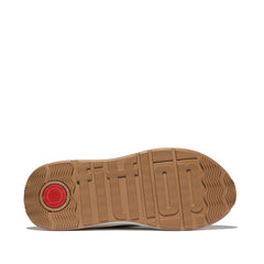 FitFlop - F-Mode Knit/Suede Flatform Slip-On Laced Trainers