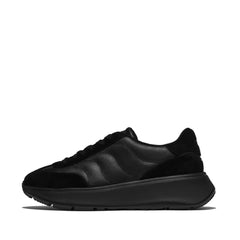 FitFlop - F-Mode T-Toe Wave Leather/Suede Sneakers