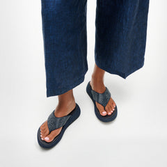FitFlop FitFlop F-MODE Denim Toe Post Microwobbleboard