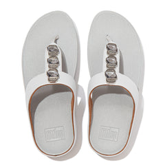 FitFlop - Fino Crystal Lock Toe-Post Sandals