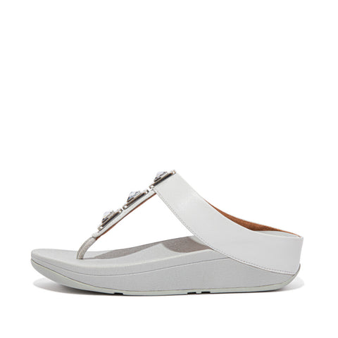 FitFlop - Fino Crystal Lock Toe-Post Sandals