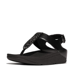 FitFlop - Fino Crystal Mix T-Strap Sandals