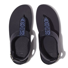 FitFlop - Fino Crystal Mix T-Strap Sandals
