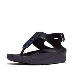 FitFlop - Fino Crystal Mix T-Strap Sandals