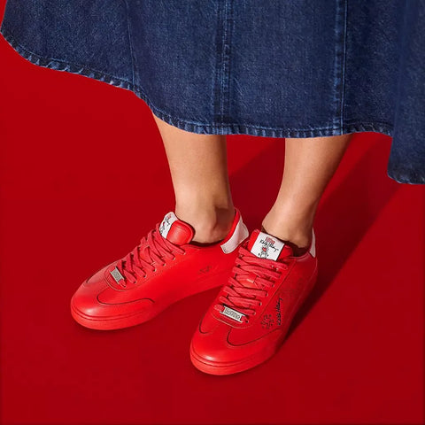 FitFlop - Dash X Keith Haring Leather Sneakers