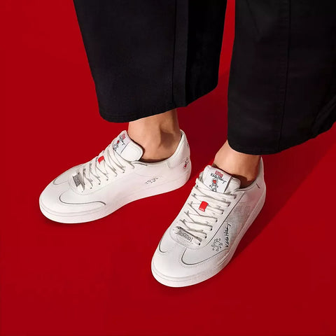 FitFlop - Dash X Keith Haring Leather Sneakers