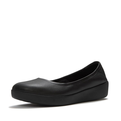 FitFlop - Flowform Leather Ballerina