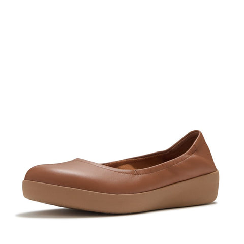 FitFlop - Flowform Leather Ballerina