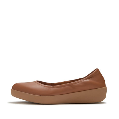 FitFlop - Flowform Leather Ballerina