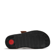 FitFlop - Gen-FF Max Buckle Leather/Cork Two-Bar Slides