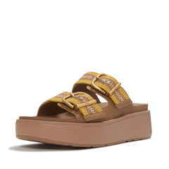 FitFlop - Gen-FF Max Buckle Stripe-Webbing Two-Bar Slides