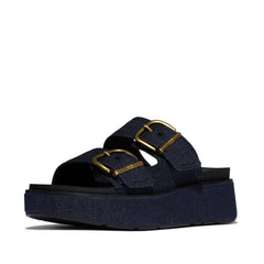 FitFlop - Gen-FF Max Buckle Two-Bar Denim Slides