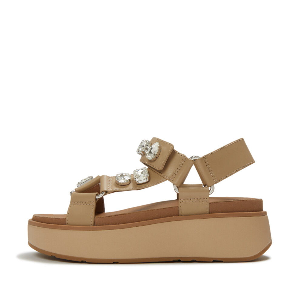 FitFlop - Gen-FF Max Ultra-Jewel Leather Back-Strap Sandals