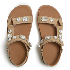 FitFlop - Gen-FF Max Ultra-Jewel Leather Back-Strap Sandals