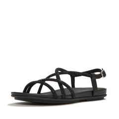 FitFlop - Gracie Crystal Strappy Back-Strap Sandals
