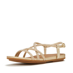 FitFlop - Gracie Crystal Strappy Back-Strap Sandals