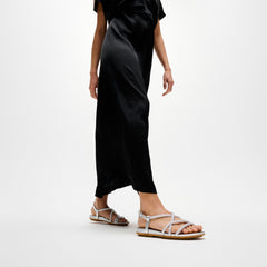 FitFlop - Gracie Crystal Strappy Back-Strap Sandals