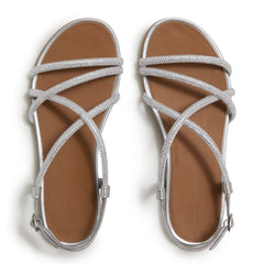 FitFlop - Gracie Crystal Strappy Back-Strap Sandals
