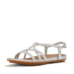 FitFlop - Gracie Crystal Strappy Back-Strap Sandals