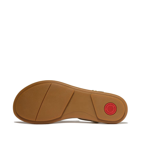 FitFlop - GRACIE Ultra-Jewel Leather T-Bar Sandals