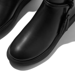 FitFlop - iQ-COMFF Tassel Leather Short Boots