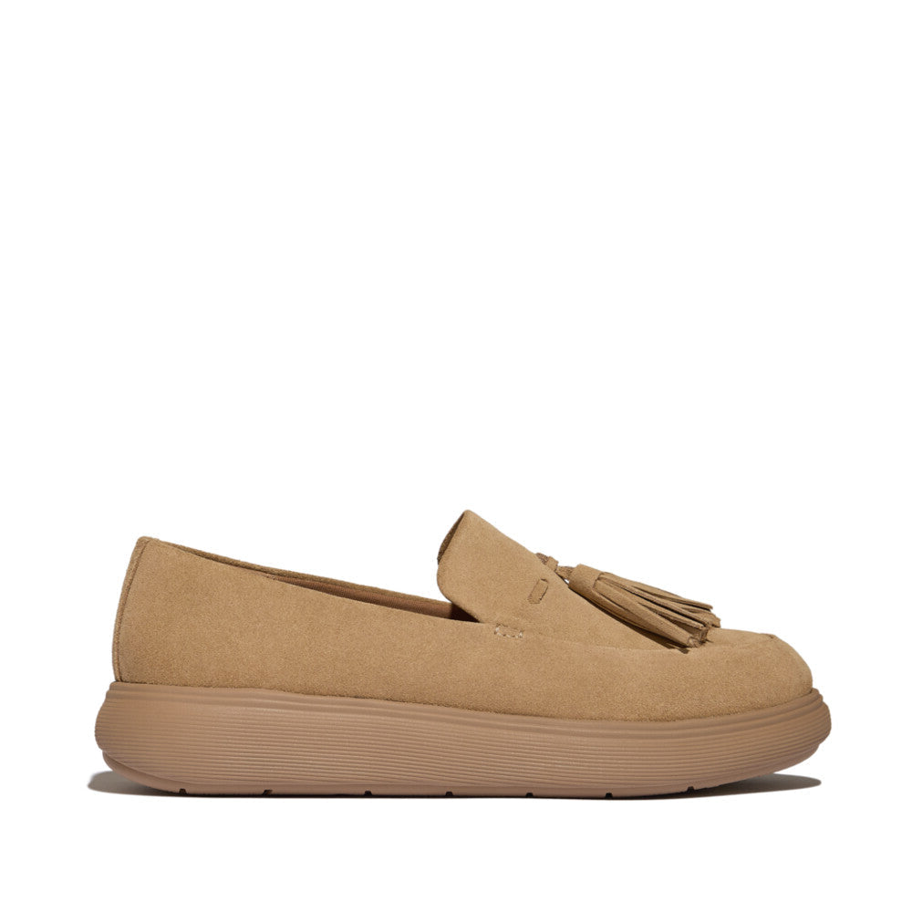 FitFlop - Womens iQ-COMFF Tassel Suede Loafers