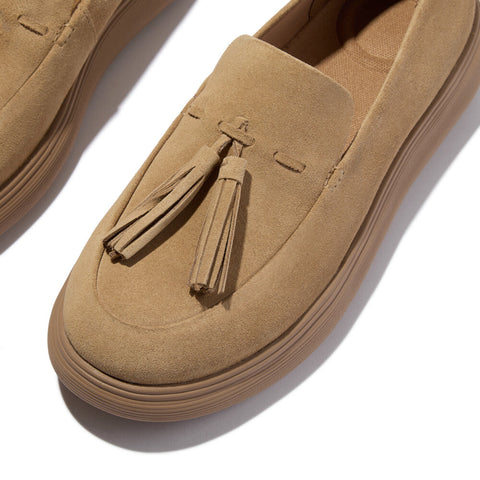 FitFlop - Womens iQ-COMFF Tassel Suede Loafers