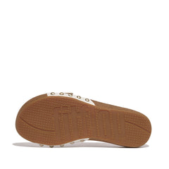 FitFlop - IQushion Adjustable Buckle Leather Slides