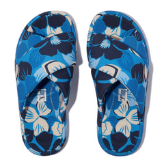 FitFlop - iQushion D-Luxe Padded Flowerz Cross Slides