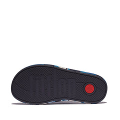 FitFlop - iQushion D-Luxe Padded Flowerz Cross Slides